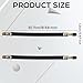 2pcs Valve Stem Extension, 8.54 Inch Dually Flexible Valve Stem Extenders Tire Inflation Extension Hose Tube Tire Valve Adaptor Tool for Universal Cars Motorcycles Bicycles Bike RVs Air Compressors