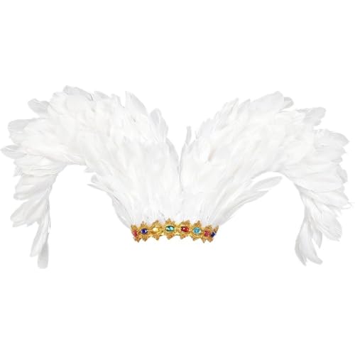 Coiffe à plumes pour femme accessoire carnaval bal masqué