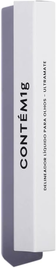 Contém 1g Delineador Líquido Ultra Matte (Liquid Liner) - Preto 1 7Ml