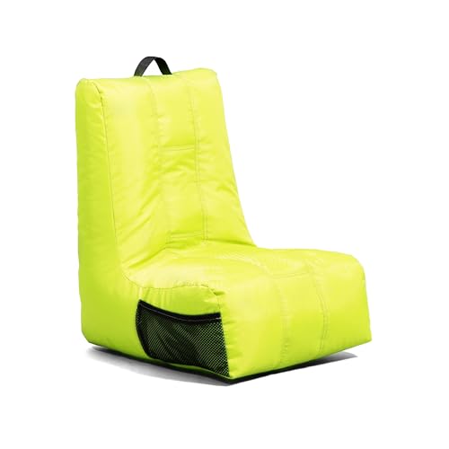 Big Joe Video Lounger Bean Bag Chair, Lime Punch Smartmax, 2 feet