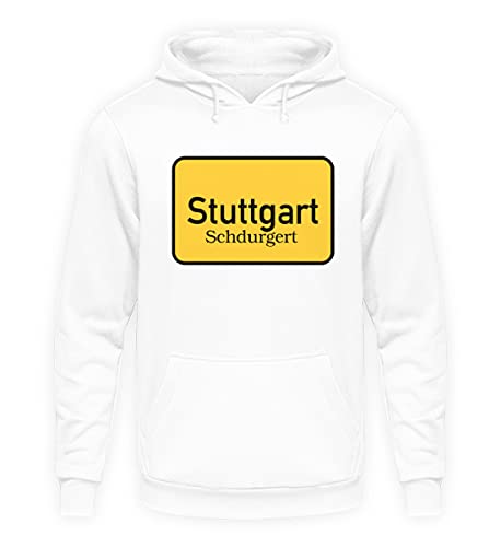 Sweat à capuche Stuttgart Schdurgert unisexe blanc arctique taille S Generisch