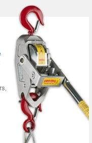 Lug-All 1-1/8 Ton MF Cable Ratchet Lever Hoist 38' Lift