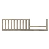 Evolur Stilnovo Mid Century Convertible Crib Toddler Guard Rail I Full Assembly I Lasting Quality,...