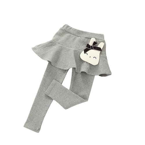 Toddler Trendy Girls' Leggings Skirt Ruffle Fleece Skirt Pants Kids Fleece Leggings for Girls