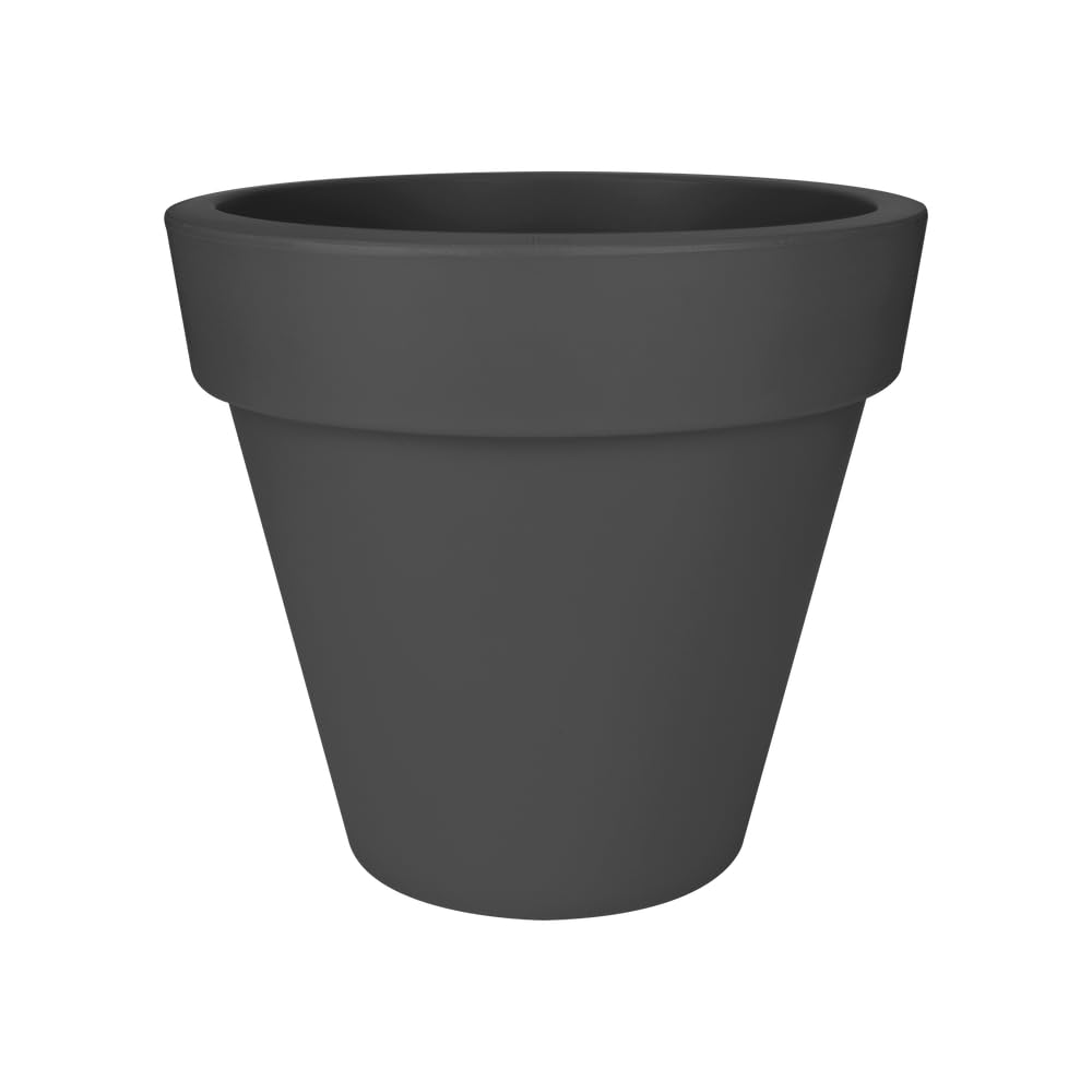 Elho Pure Round 80cm Vasi per Piante - Anthracite | ∅ 76.5 x A 70 cm