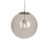 qazqa ball - lampada a sospensione moderno - 1 luce - h 1700 mm - oro/ottone - moderno,retrò - soggiorno i camera da letto i sala da pranzo i cucina