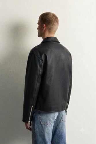 CLWN Men's Faux Leather Jacket - Image 6