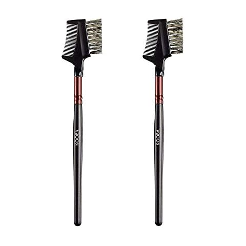 KOOBA Makeup Eyebrow Brush & Eyelash Comb 2 Pcs Cover