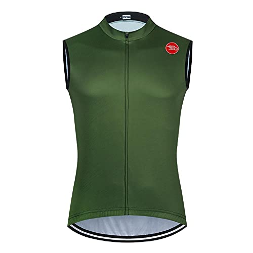 Sudusudo Men's Cycling Jersey Sleeveless Tops Clothing Bike Shirts Vest Breathable Bicycle Clothing Jacket #TOP9