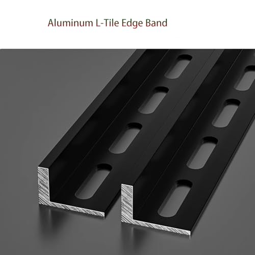 Aluminiowa taśma krawędziowa w kształcie litery L, drążek przejściowy do okleinowania krawędzi pod kątem prostym, 3 szt., długość 0,9 m, odpowiednia do płytek podłogowych i forniru drewnianego