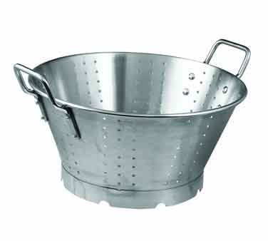 Winco FBA_SLO Stainless Steel Premium Colander with Base, 11-Quart, Medium