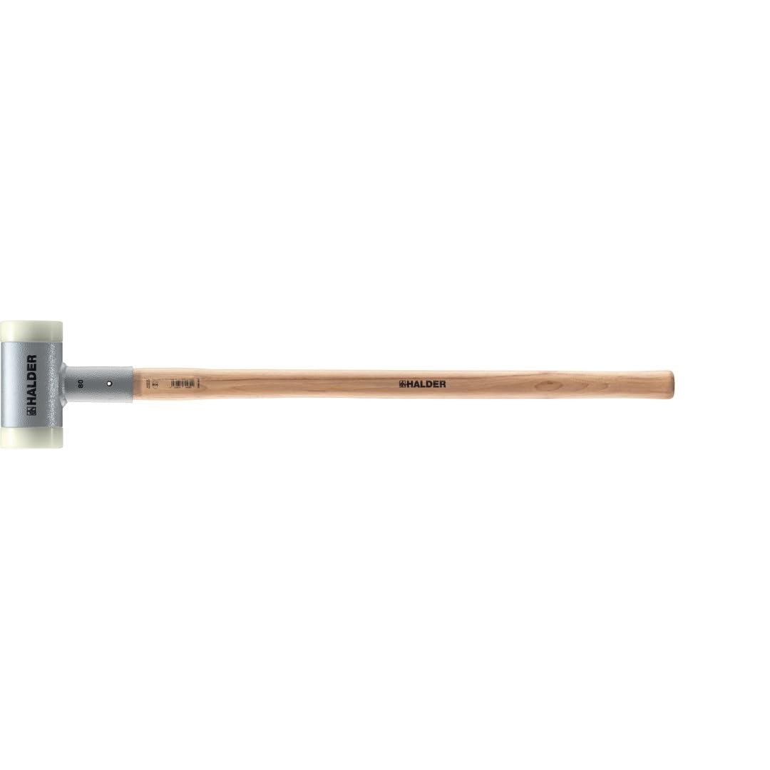 Schel, z tłumiącym drgania, ergonomicznie ukształtowanym i lakierowanym trzonkiem hikorowym | D=80 mm/waga = 3600 g | 3366.0S3