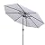 Tempera 10ft Patio Market Outdoor Table Umbrella with Auto Tilt and Crank,Large Sun Umbrella with Sturdy Pole&Fade Resistant Canopy,Easy to Set,Smoke Grey