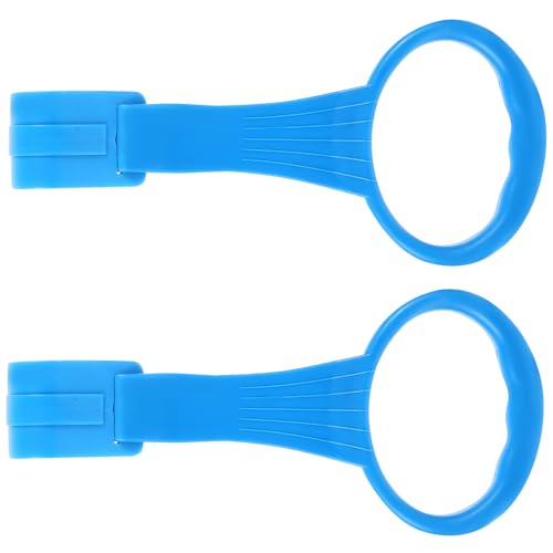 ORFOFE Anillos Portátiles para Cuna de Ñiño, Anillos de Ejercicio para Caminar, Soporte Seguro para Bebés, 1 Par Azul, Accesorios para Actividad y Entretenimiento Infantil