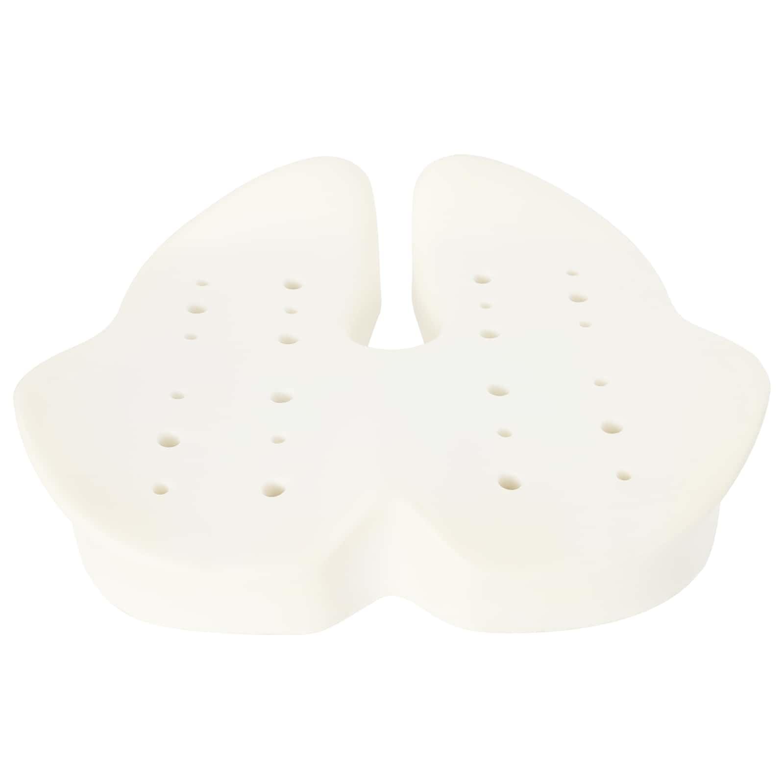 Cuscino Seduta Ergonomico in Memory Foam Grigio Scuro 48x42 cm | Supporto ergonomico per sedia da ufficio, soggiorno o camera, con fodera in cotone traspirante e rimovibile.