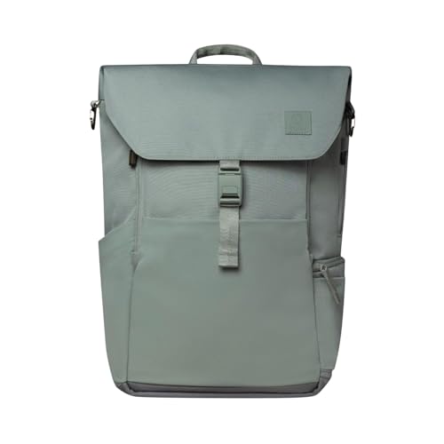 Image of Huhu Diaper Bag Backpack – Baby Bag for Moms & Dads – Water-Resistant, Unisex Travel Kit for New Parents – Includes Changing Pad and 2 Organizer Pouches (Outdoorsy Sage)