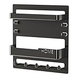 Estante flotante para mesita de noche, organizador montado en la pared para...