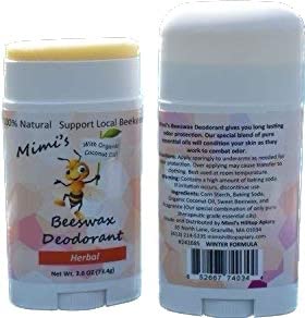 Mimi's Beeswax Deodorant Herbal, 2 pack