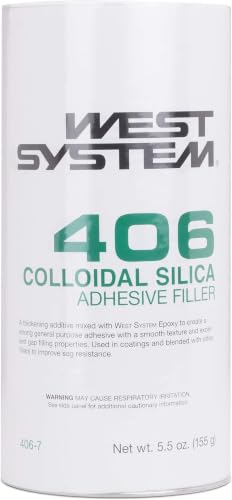 Image of West System 406-7 Colloidal Silica Epoxy Filler | Thickens Epoxy, 5.5 oz (Pack of 12)