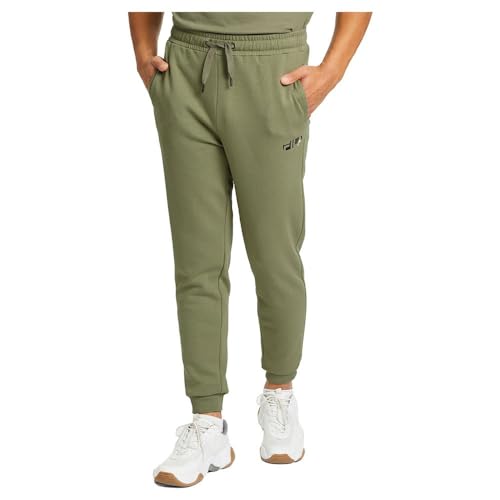 FILA Buswiller Pantaloni Eleganti da Uomo, Verde Olio