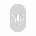 Stencil- Spider, 2x1.5 Inch Image on 3.5x2 Border, Size 1