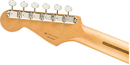 Fender Vintera Stratocaster Années 50 Modified Touche en érable Bleu Daphne - Les Beatles, Paul McCartney, John Lennon, RIngo Starr, George Harrison Fender Vintera Stratocaster Années 50 Modified Touche en érable Bleu Daphne – Image 7
