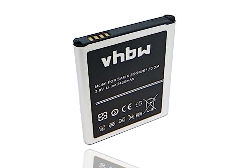 vhbw Batería Compatible con Samsung Galaxy S4 Zoom LTE, S4 Zoom, NX3000, NX3300, NX Mini, NXF1 móvil, Smartphone (2300 mAh, 3,8 V, Li-Ion)