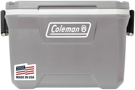 Coleman Classic Series Insulated Portable Cooler, Leak-Resistant Outdoor Hard Cooler Keeps Ice up to 5 Days, 52/70/120/150 Quart
