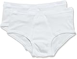 Mit Eingriff Trigema Herren 6863772 Slip, Weiß (Weiss 001), Small (Herstellergröße: 5) (2er Pack)