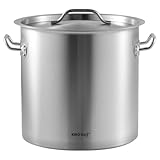 Kinghoff KH-1961 - Olla gastronómica (28 cm, acero inoxidable, 17 L)