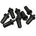 Hordion 8PCS Cabinet Door Repair Pins, Damper Replacement Pins Spring Loaded Furniture Fittings Door Spring Parts, Black