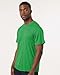 Mens Athletic All Sport Dry-Fit Performance Short Sleeve T-Shirt-XS-Kelly Green