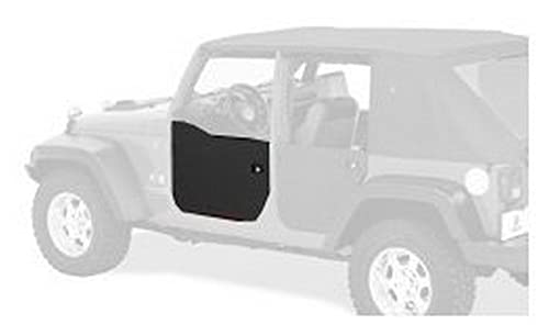 Bestop 5304035 Black Diamond Lower Fabric Front Half Door Set