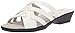 Easy Street Rapid, Sandale Glissante Femme, Blanc, 36.5 EU