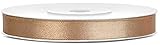 25 Meter Satinband Gold Breite 6mm Schleifenband Satin Dekoband Geschenkband Deko Band Farbe Gold