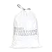 Brabantia PerfectFit Trash Bags (Size H / 13.2-15.8 Gallon) High Quality Thick Plastic Trash Can Liners with Tie Tape Drawstring Handles (10 Bags)