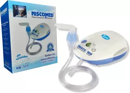 NISCOMED Nebulizer Mask Kit | Complete Mask Kit with Adult Mask, Child Mask, Mouthpiece, Air tube & Medicine Chamber with Flow Controller (B0BL3L9TZB) Amazon Price History, Amazon Price Tracker