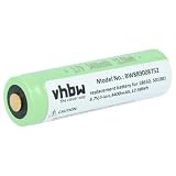 vhbw batteria compatibile con Olight S2R Baton II, Perun, Javelot, R20 Seeker, R20, Baton Pro torcia, lampada da elmetto (3400mAh, 3,7V, Li-Ion)