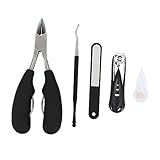 SHERCHPRY 1 Satz Maniküre Set aus mit Robuste Nagelschneider für Fingernägel und Zehennägel...
