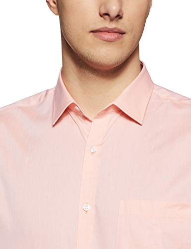 Image of Park Avenue Men's Pure Cotton Stripe Pattern Slim Fit Semi Cutaway Collar Full Sleeve Formal Shirt
