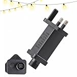 Transformer Plug for Christmas Lights 31V 6W Indoor Outdoor Fairy Lights Plug Adapter with 8 Modes 6h Timer & Memory Waterproof Power Supply 3 Pin Plug for Christmas Tree/Net/Curtain/Icicle Lights