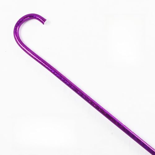 ダンススティック ドレス ウォーキングステッキ キャンディケイン 杖 ダンスパーティー (80cm,パープル)