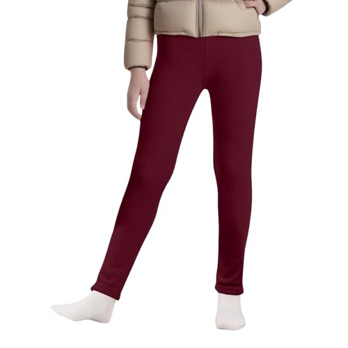 Kids Girls Comfy Thick Cotton Tights Pants Toddler Girls Fleece Lined Thermal Leggings Fall Winter Warm Footless Leggings2