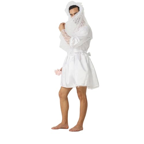 Vestido de novia para hombres que soluciona la falta de talla 4
