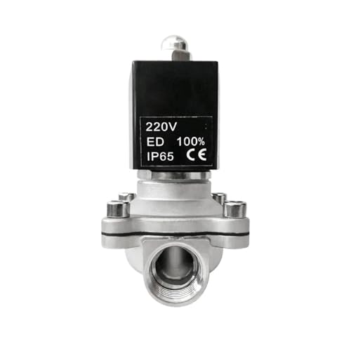 Électrovanne de sécurité eau normalement fermée inox 12V NPT