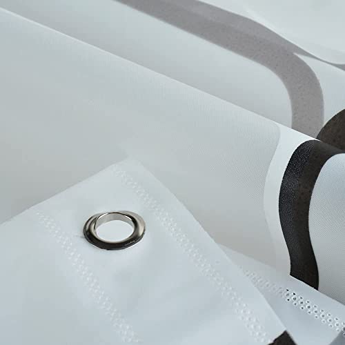 Modern Bathroom Shower Curtain, Waterproof Peva Plastic Sea Shell Shower Curtain Liner With Hooks Shower Curtain Liner 59 X79 In,12 Hooks Set #TOP2