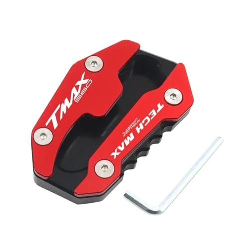 YHBH�i���n���j �ɓK�����郄�}�n TMAX560 TECH MAX 2022 2023 2024 �p �o�C�N�p�L�b�N�X�^���h�E�t�b�g�p�b�h �L�b�N�X�^���h�����p�b�h �g��v���[�g �o�C�N�L�b�N�X�^���h�����p�b�h(��)