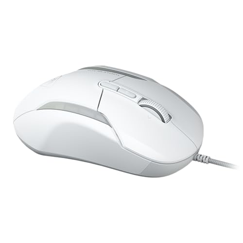 Kone II: Mouse da gaming RGB cablato ed ergonomico, Sensore ottico da 26K DPI, ciclo di vita degli switch ottici di 100 milioni di clic, 23 input personalizzabili: Bianco artico - Mouse gaming - Immagine 4