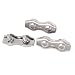 New Lon0167 M4 4mm Featured 311 Stainless Steel reliable efficacy Duplex 2-Post Wire Rope Clip Cable Clamp 3 Pcs(id:68b ac cf dc8)