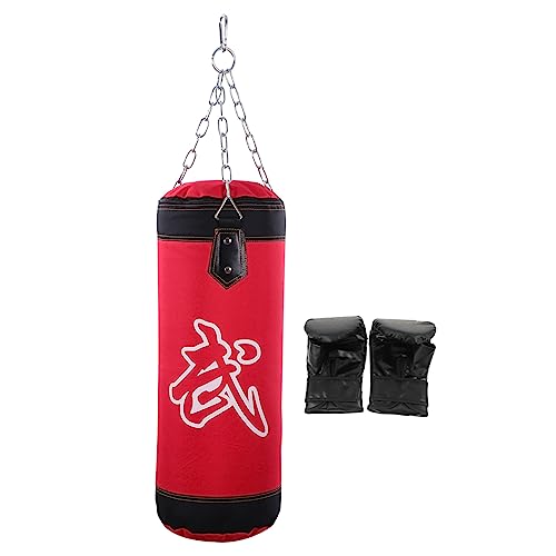 GALPADA Boxing Punching Bag Set Fitness Target Reflex Bag Heavy Workout Thicken Material Full Body Exercise